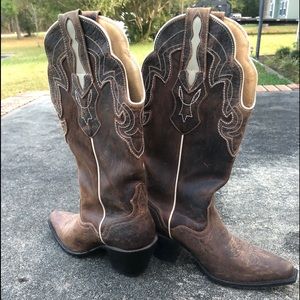 Brown Cowgirl Boots by JB Dillon